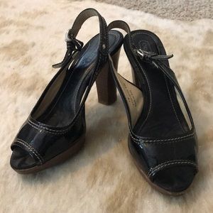 Black Coach Heels